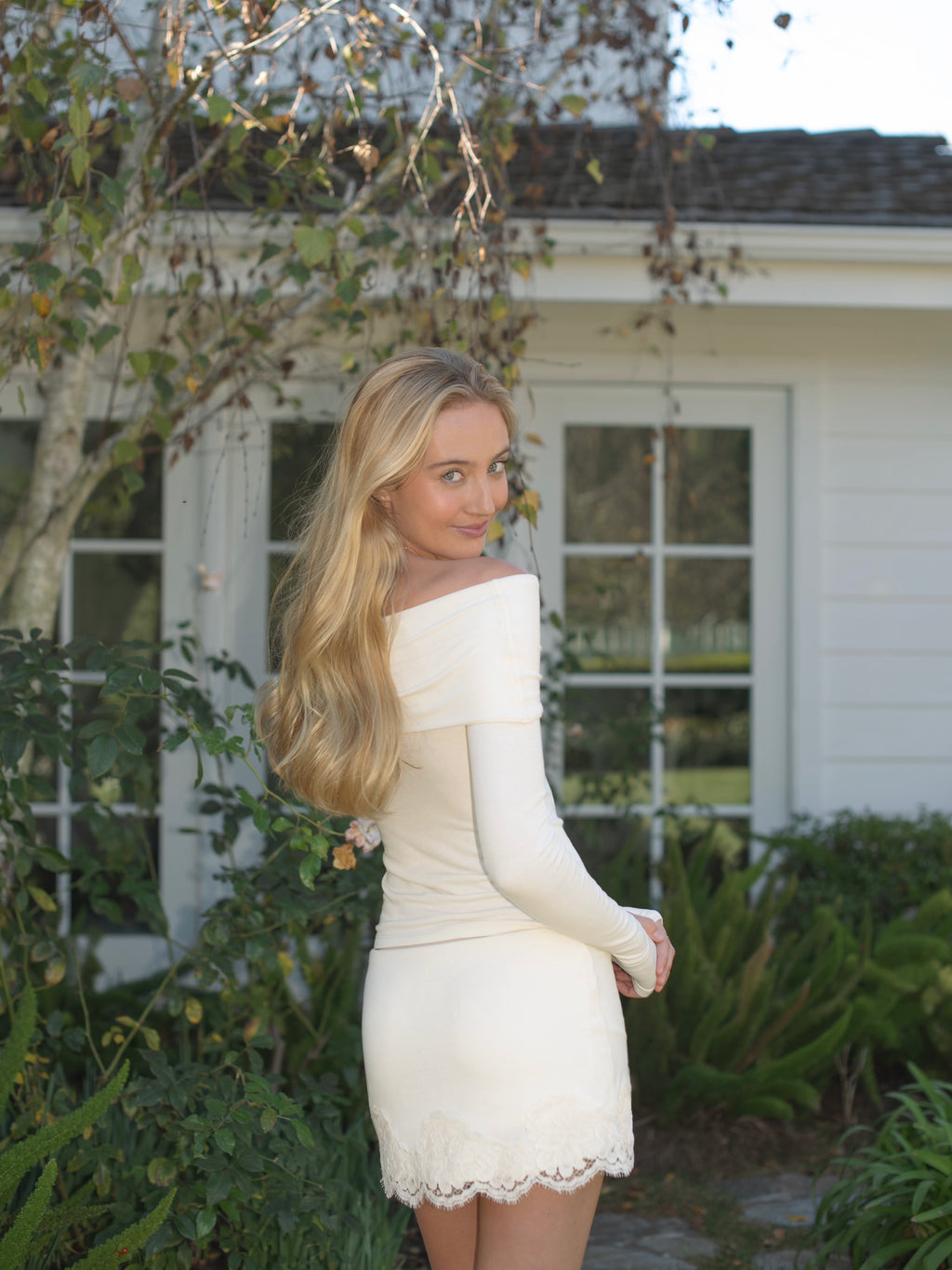 Vanilla Cream Mini Skirt