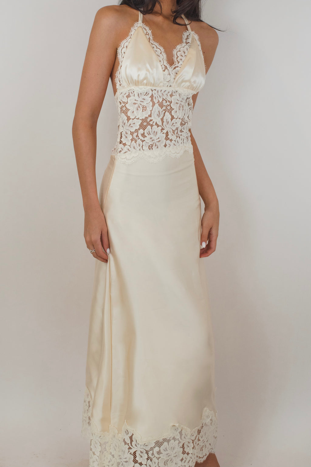 Soirée Slip Midi Dress