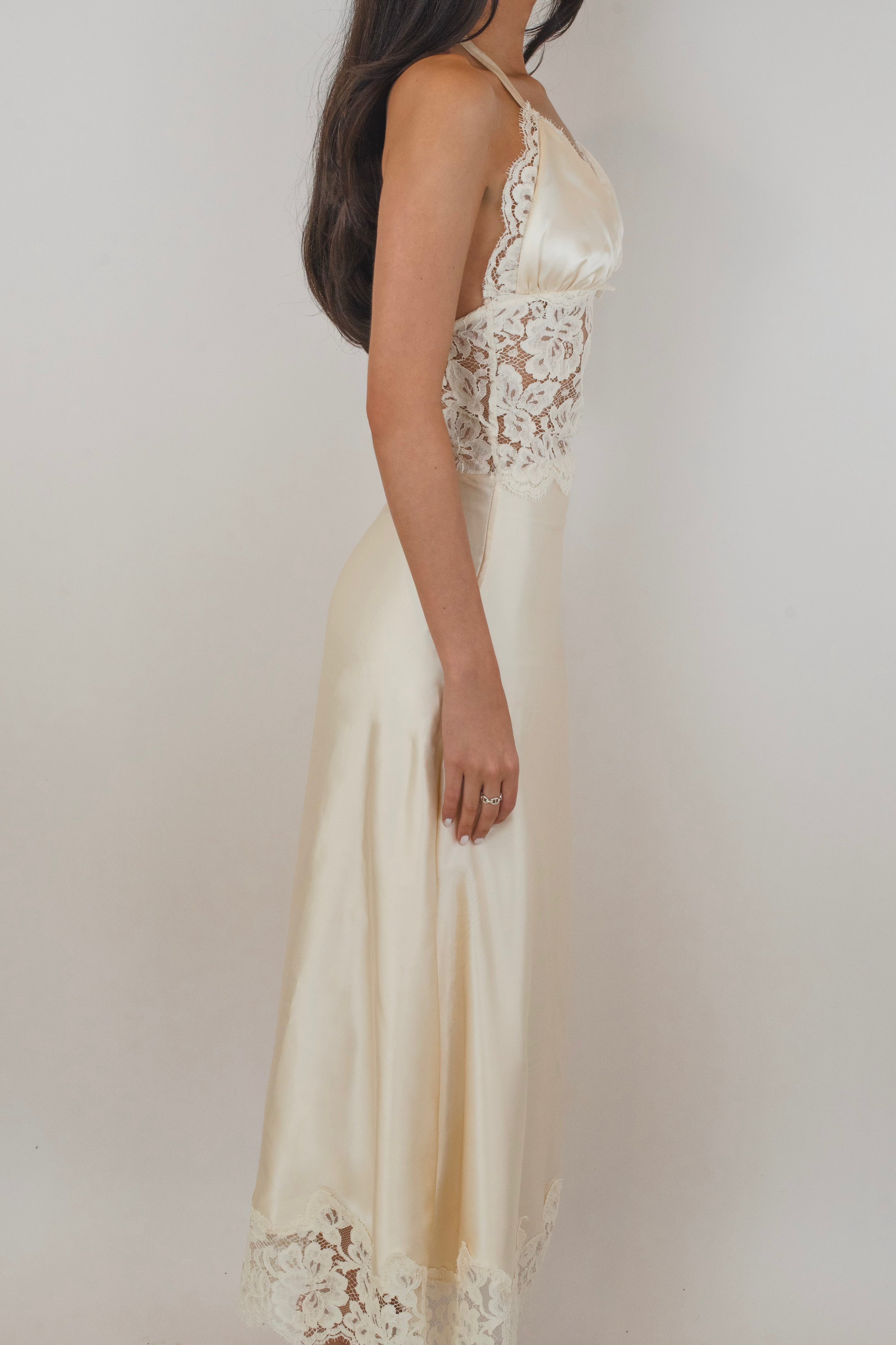 Soirée Slip Midi Dress